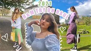 Spring 2021 H&M Try On Haul ~pastels (outfit ideas +  new fav trends)
