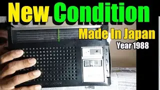 Vintage Sony World Band Radio ICF-J40,  (Year 1988)