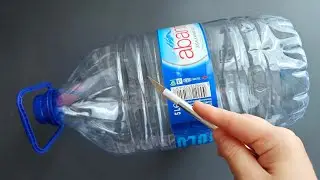DIY Basket from Plastic Bottle, organizer &ndash; Rustic Home Decor Idea!