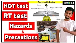 #1minutesafetyclass#radiographytest#hseworld RT TEST _NDT Test and it's types |HAZARDS & PRECAUTIONS