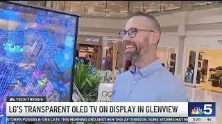 See the MIND-BLOWING transparent TV on display in Glenview