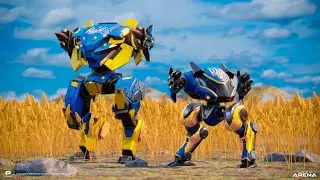 Mech Arena gameplay, TOURNAMENT + 2v2 DEATHMATCH + 1 CONTROL POINT, no commentary
