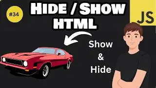 How to HIDE and SHOW HTML using JavaScript ( Tutorial 34 )