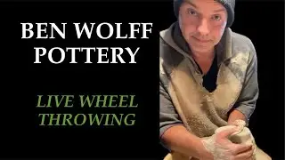 Live Pottery with Ben Wolff #youtubeshorts #shorts #live #art #artandcraft