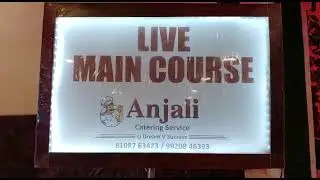 Anjali Caterers Live Food Counter Video