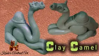 Abstract Clay Art// How to make a camel// Terracotta Art // Learn clay clay art easily step by step