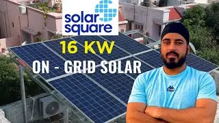 Finally Solar Panel 🔅 Lagwa Liya | 16KW On-Grid Solar Panel System in Delhi | Full Installation Vlog