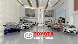 8 Kanal TOYOTA Showroom Design by CBS | Raiwind Road Toyota Showroom