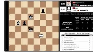 MAGNUS PLAYS LATE TITLED TUESDAY March 5 -one queen nah let's make it 2 #titledtuesday #shortsvideo