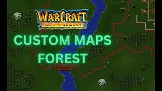 Warcraft 1 Remaster - All Forest Custom Maps (with tall pixels)
