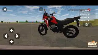 Tava andando de moto e até que a moto não queria  freia no grau 