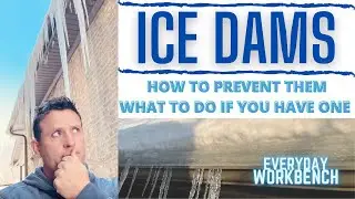 Ice Dams. What is an ice dam and how to prevent an ice dam on your home this winter season.