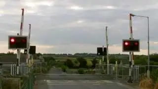 Irish Rail Class 22000 ICR at Ballyreddin Level Crossing