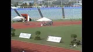 Jareem Richards wins 400m finals at Juniors 2012