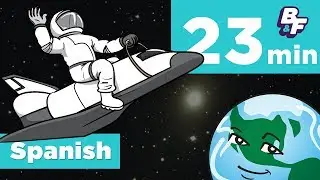 Spanish Songs About Numbers And Nature Video Compilation | BASHO & FRIENDS Learning | 23 Minutes!