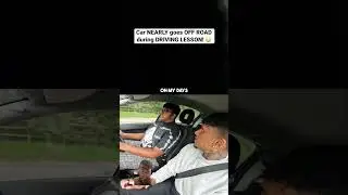 Bro literally had to clarify that it was an accident 🤣☠️💀🤦😅😂 #youtubeshorts #drivingtest #carcrash