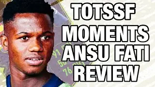 OMG INSANE TOTSSF MOMENTS ANSU FATI PLAYER REVIEW! #FIFA20 Ultimate Team