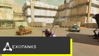 ExoTanks MOBA: играть online в танки на Марсе