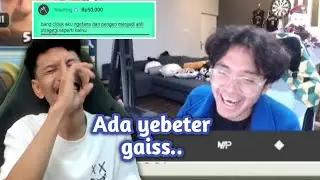 Momen bang al mampir ke stream ciduk warior superchat dan ikutan ngirim tag id untuk mabar gratis..