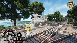 Minecraft HOLYCUBE Tuto Fr Train create avec Zedh !