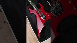 B.C. Rich USA Custom Shop Beast 2001 Trans Red guitar #shorts