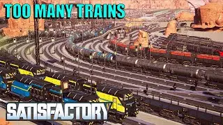 I Doubled My Railyard Size &ndash; Massive Train Network Tour | Satisfactory