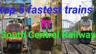 top 5 fastest sf trains in South Central Railway || #scr || @sstrainvlogs