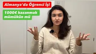 Almanya&rsquo;da &Ouml;ğrenciler i&ccedil;in İş Olanakları🇩🇪| 20 Saat, Mini-Job, Maaşlar | Ger&ccedil;ek Deneyim