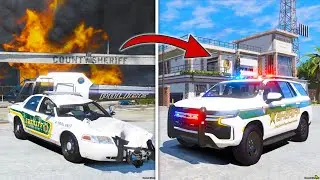 Repairing ABANDONED Sheriff Station in GTA 5 RP!