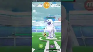 Absol raid speed solo featuring Mega Beedrill (95 seconds left, no weatherboost) - Pokemon Go