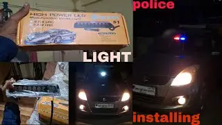 Installing SWIFT Police Lights in My Car