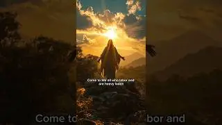 🙏 Come to Jesus and Find Rest | Matthew 11:28 | One Minute Sermon #gospelmessage #sermon #shorts
