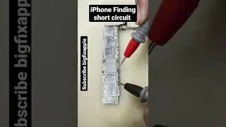 🔥iPhone finding short #shorts #mobiletech #mobile #pcb #tech #technique #fixed #shortcircuit #2023
