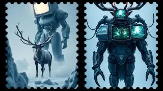 Titan TV Man Transformation Arctic Animals #titantvman #aihybridanimals #skibiditoilet
