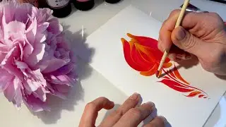 Фарби в дії: гуаш, акрил, олія, яєчна темпера | Paint Test: Gouache, Acrylic, Oil, Egg Tempera