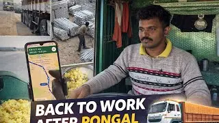 Pongal Holidays Over 🚛 | Dharmapuri to Sankagiri to Pondicherry going empty | Truck Vlog Part 1