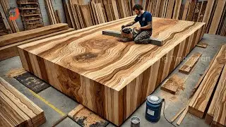 Explore The Giant Wooden Workshop: From Giant Wooden Trees To Luxurious Dining Tables  #56