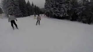GoPro # Skiing # Head Kiss of Death 110 Twin Tip Powder Skis