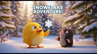 Pip & Molly's Snowflake Adventure! ❄️ Cozy Winter Tale