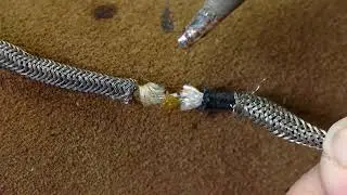 Extending a Short Gibson Pickup Wire Lead - Metal Braid Wire Splice - Subtorial (CC Instructions)