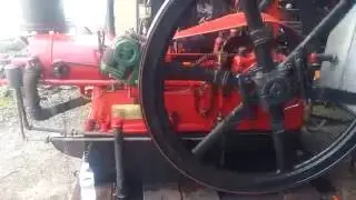 8 hp Famous screencooled hit miss engine, slow running