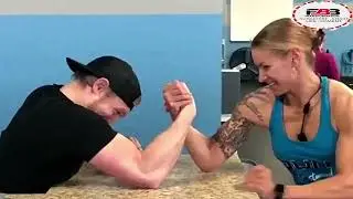 She vs Him in MixWrestling | Muscular Girl vs Man Strength Battle 2025