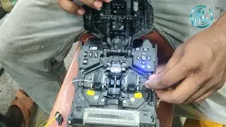 Fiber Optic cable splicing in Hindi Fujikura  फाइबर ऑप्टिक केबल splicing हिंदी में kaliachak