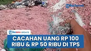 Cacahan Uang Pecahan Rp 100 Ribu dan Rp 50 Ribu di TPS Liar Bekasi, Dibungkus Karung & Berserakan