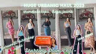 Huge URBANIC Try on Haul Sale 2023 || Trendy Tops, High waisted jeans || starting from 490/-