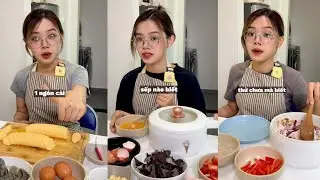 Cùng Ely và bếp làm trứng hấp tôm và  Squid sào ớt bell