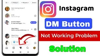 Instagram DM Button Not Working | Instagram Solution 2025 | Instagram app not working solution ✅