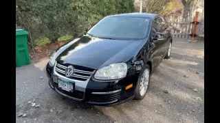 2008 Volkswagen Jetta Wolfsburg Edition Start up, rev, exhaust, and tour
