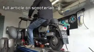 SLUK | Lambretta dyno test Gori GP50 on TS1 230