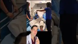 Doctor reacts to man still on anesthesia #funny #doctors #shorts #nurses